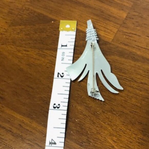 Vintage Silver Tone Germany Brooch Pin. - Picture 9 of 9